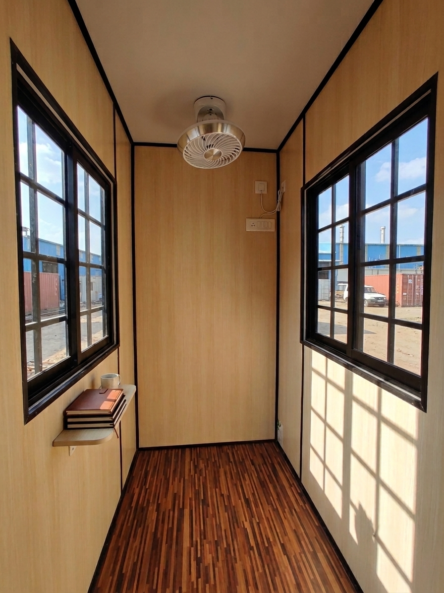 Security Cabin Inside Window